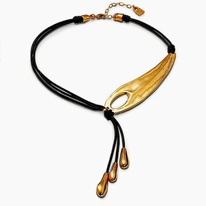 Uno de 50 Big Leaf Necklace